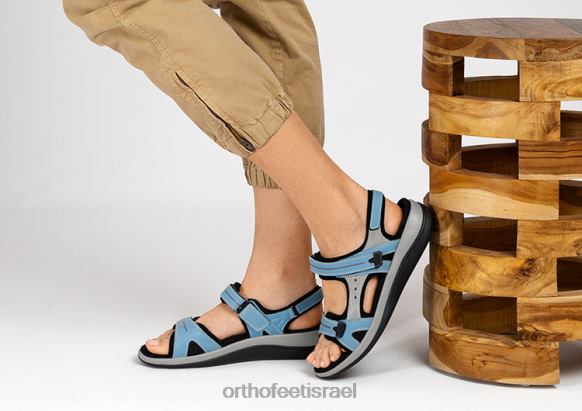 נשים סנדלים Orthofeet ונציה 444FP3 כְּחוֹל