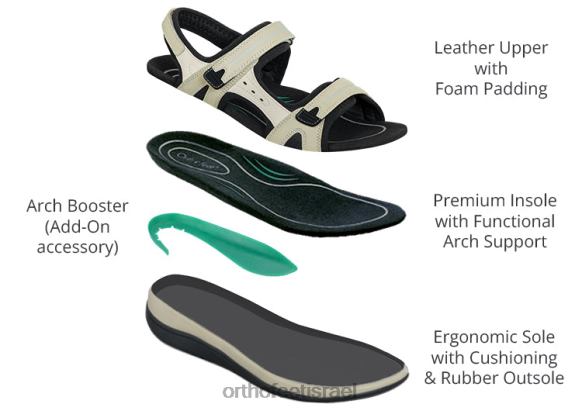 נשים סנדלים Orthofeet ונציה 444FP4 עֶצֶם