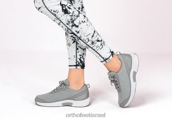 נשים נעלי ספורט Orthofeet צמר אלמוגים 444FP51 אפור
