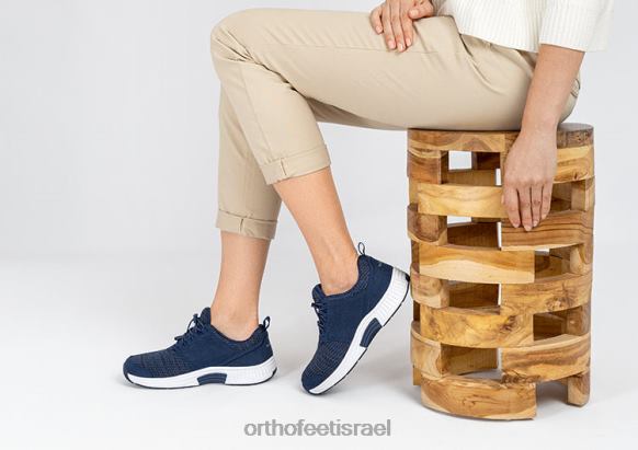 נשים נעלי ספורט Orthofeet פרנסיס ללא קשר 444FP57 כְּחוֹל