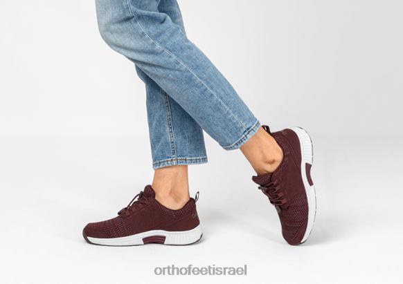 נשים נעלי ספורט Orthofeet פרנסיס ללא קשר 444FP58 חוּם עֲרמוֹנִי