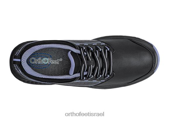 נשים נעליים רפואיות Orthofeet טליה עמיד להחלקה 444FP61 שָׁחוֹר