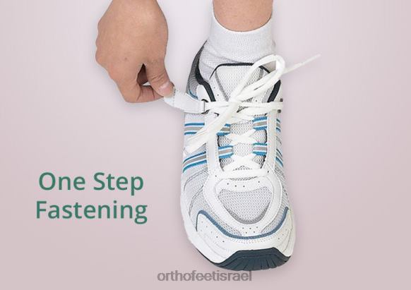 נשים נעלי ספורט Orthofeet ללא עניבה טאהו 444FP67 כְּחוֹל