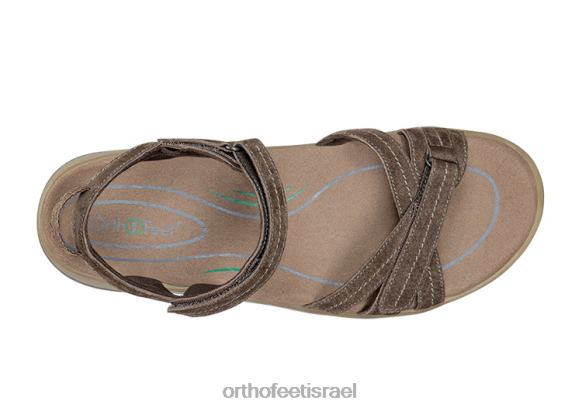 נשים סנדלים Orthofeet הידרה 444FP6 חום