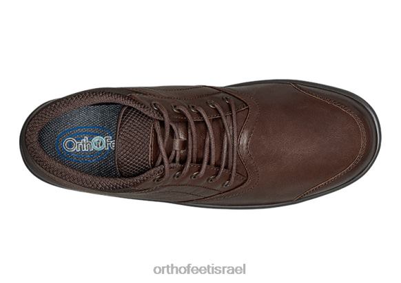 נשים מגפיים Orthofeet מילאנו 444FP77 חום כהה