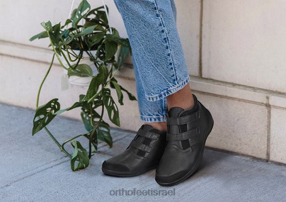 נשים מגפיים Orthofeet טיבולי 444FP79 שָׁחוֹר