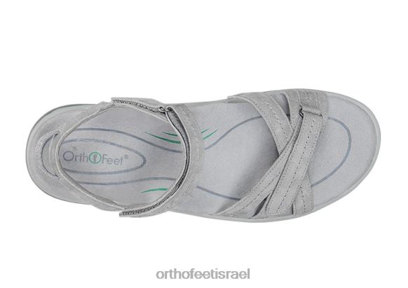 נשים סנדלים Orthofeet הידרה 444FP7 אפור