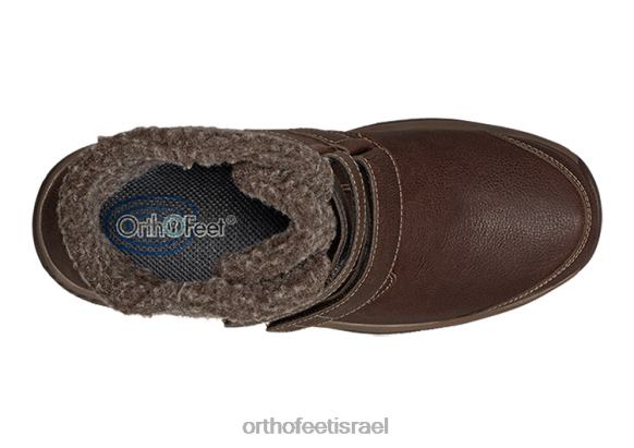 נשים מגפיים Orthofeet פלורנס עמיד למים 444FP80 חום