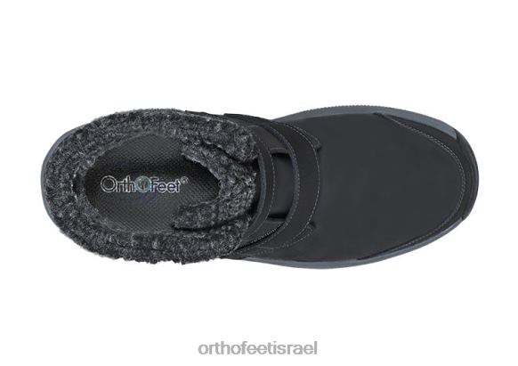 נשים מגפיים Orthofeet פלורנס עמיד למים 444FP81 שָׁחוֹר