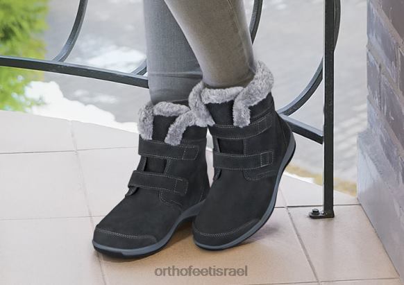 נשים מגפיים Orthofeet פירנצה 444FP83 שָׁחוֹר