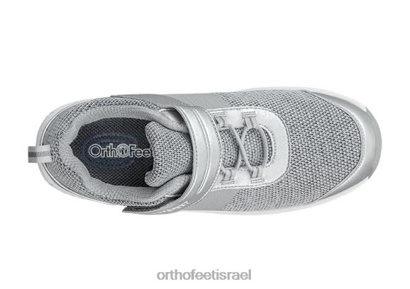 נשים נעלי קז'ואל Orthofeet סריג ג'ואל מתיחה 444FP91 אפור