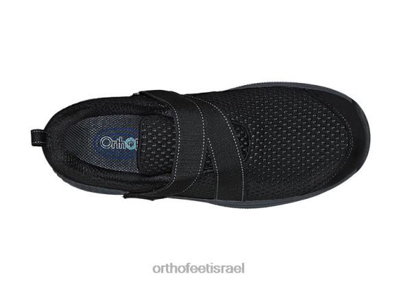 נשים נעלי קז'ואל Orthofeet סריג אלבה למתוח 444FP92 שָׁחוֹר