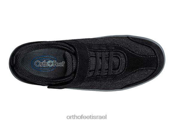 נשים נעלי קז'ואל Orthofeet צמר געש 444FP94 שָׁחוֹר