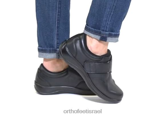 נשים נעלי קז'ואל Orthofeet ארקדיה 444FP96 שָׁחוֹר