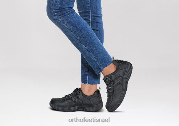 נשים נעלי ספורט Orthofeet sonoma עמיד למים 444FP72 שָׁחוֹר