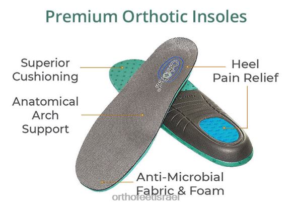 נשים נעלי ספורט Orthofeet verve ללא עניבה 444FP62 שָׁחוֹר