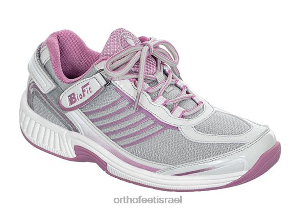 נשים נעלי ספורט Orthofeet verve ללא עניבה 444FP64 ורוד פוקסיה