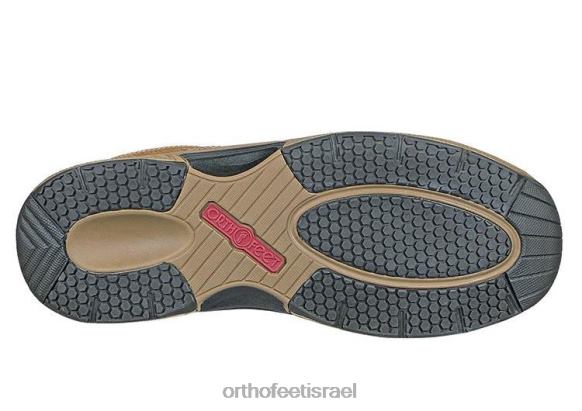 גברים מגפיים Orthofeet ריינג'ר zip 444FP156 חום